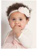 Rosa festklänning för bäbis