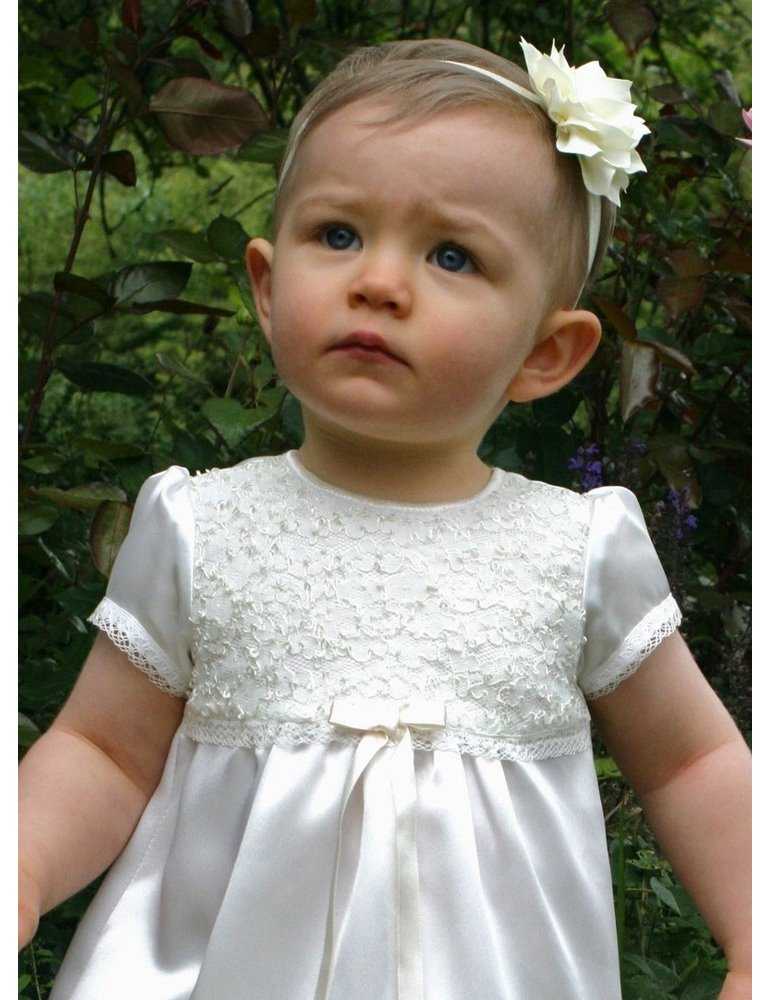 Diadem med stoff rose og rhinestone detaljer