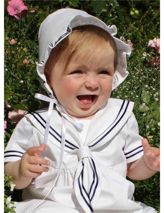 Dåpskjole i sailor look til gutter