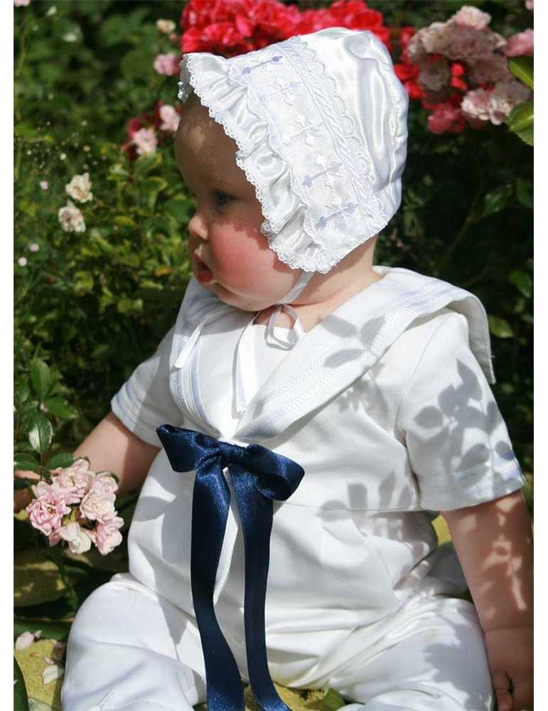 Sjømannsdress til dåp og feiringer i hvit