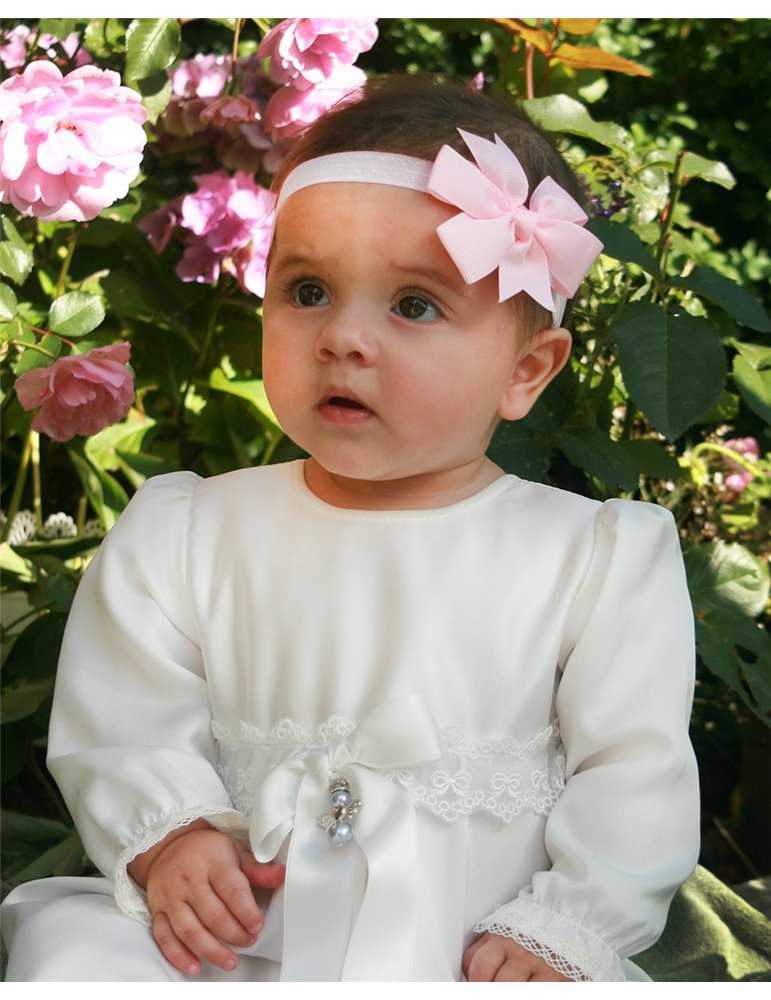 Diadem med rosa bue