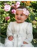 Diadem med rosa rosett