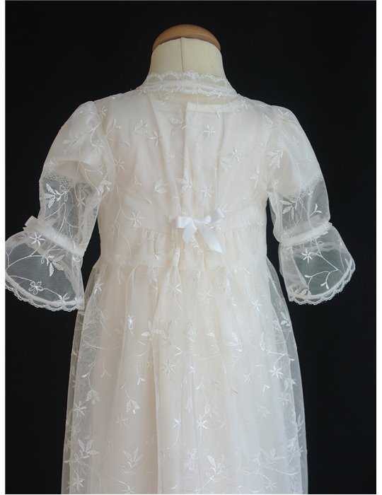 spets Dopklänningi 1700-tals stil
