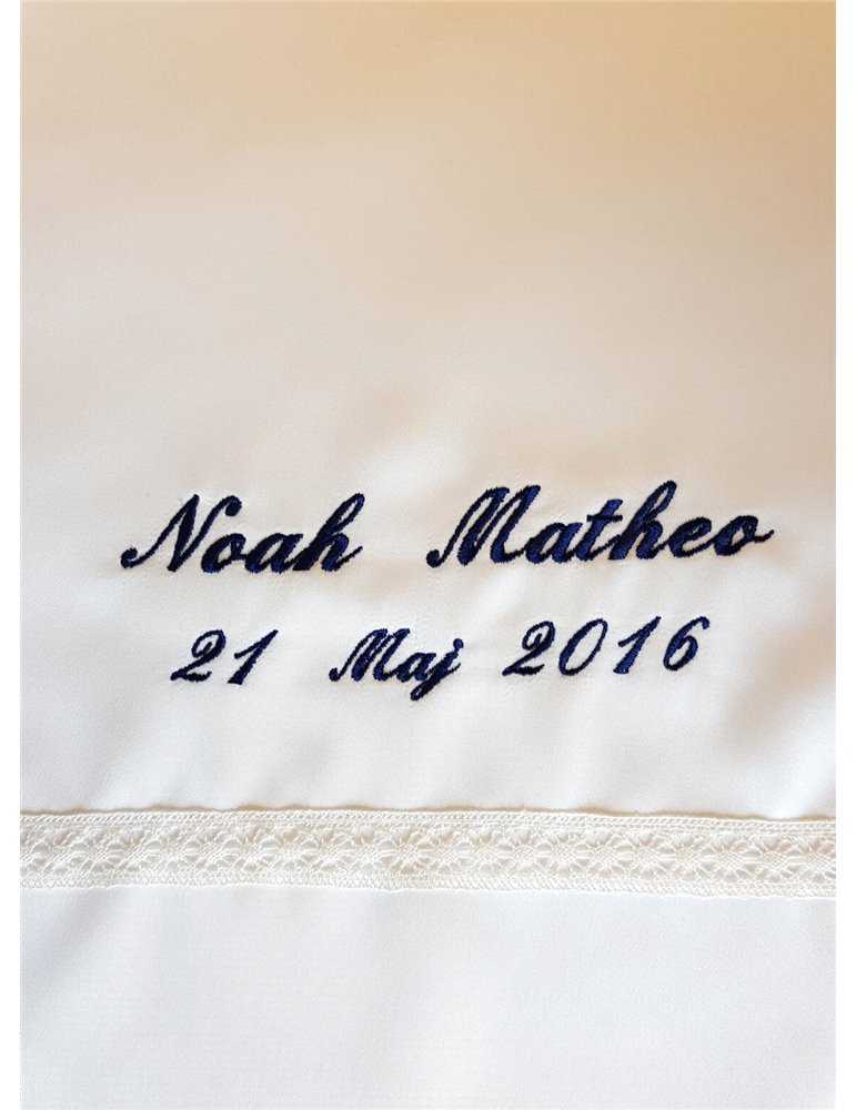 Dopklänning med kort ärm till pojke