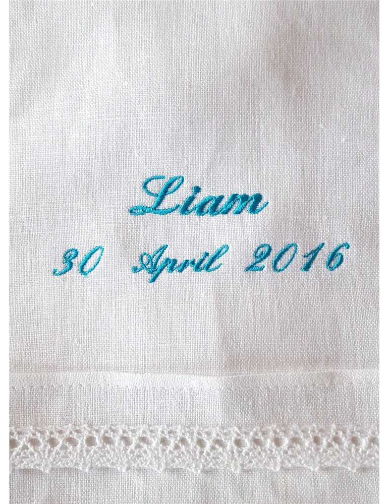 Dopklänning Tradition Vit - med lång ärm