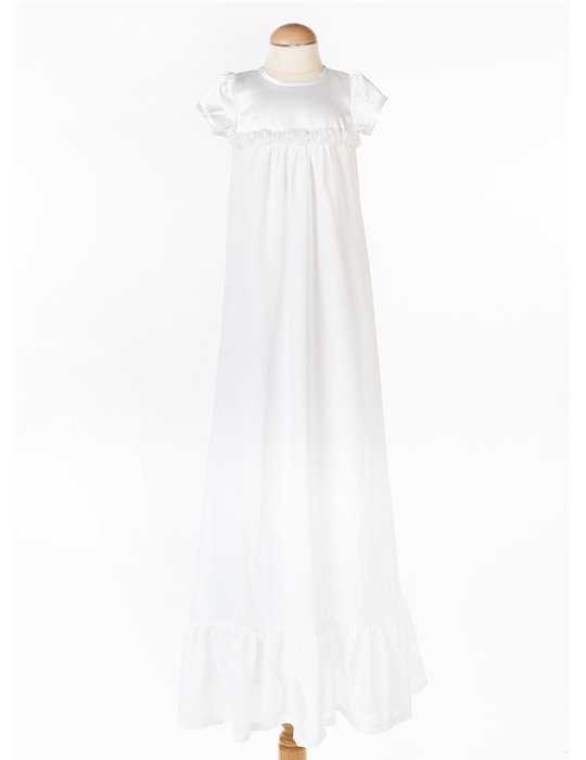 Dopklänning Grace-Rose lång kjol med brodyr