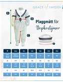 Dopkostym med sjömanskrage broderi Dopkostym med sjömanskrage broderi